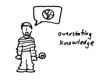 overstating knowledge